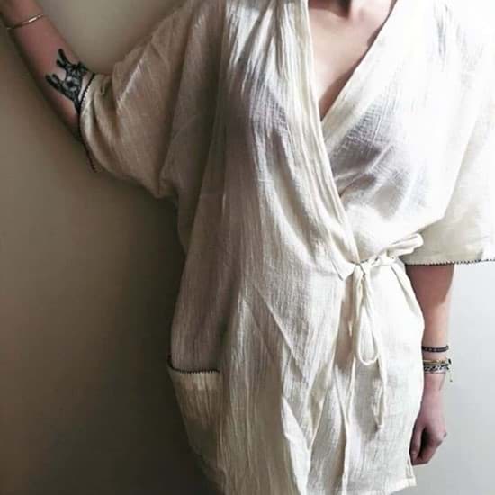 Picture of Blanc Oya Kimono